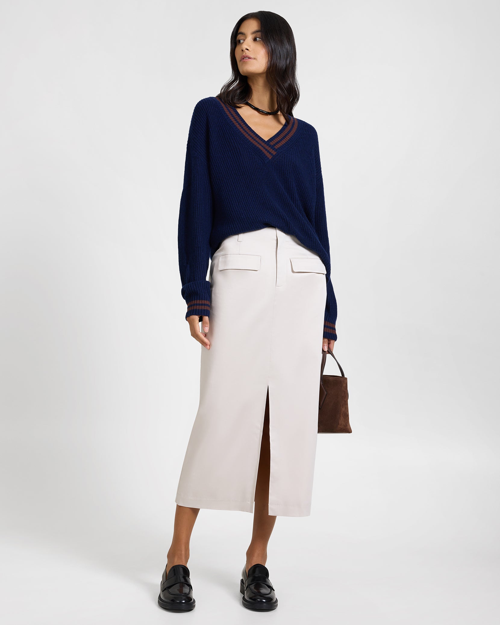 Noir Navy/Chestnut
