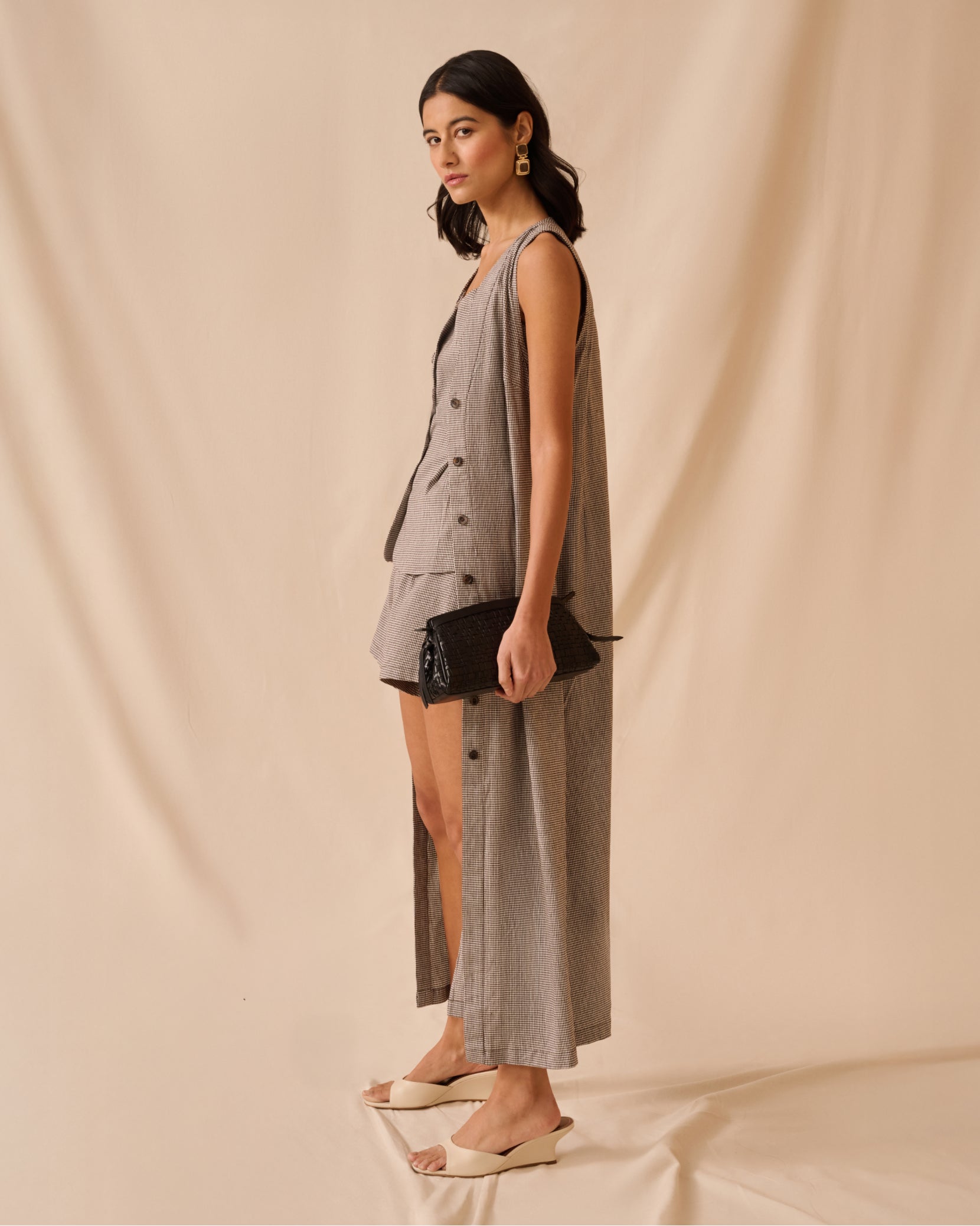 onia linen maxi dress Stretch Linen Button Down Maxi Dress