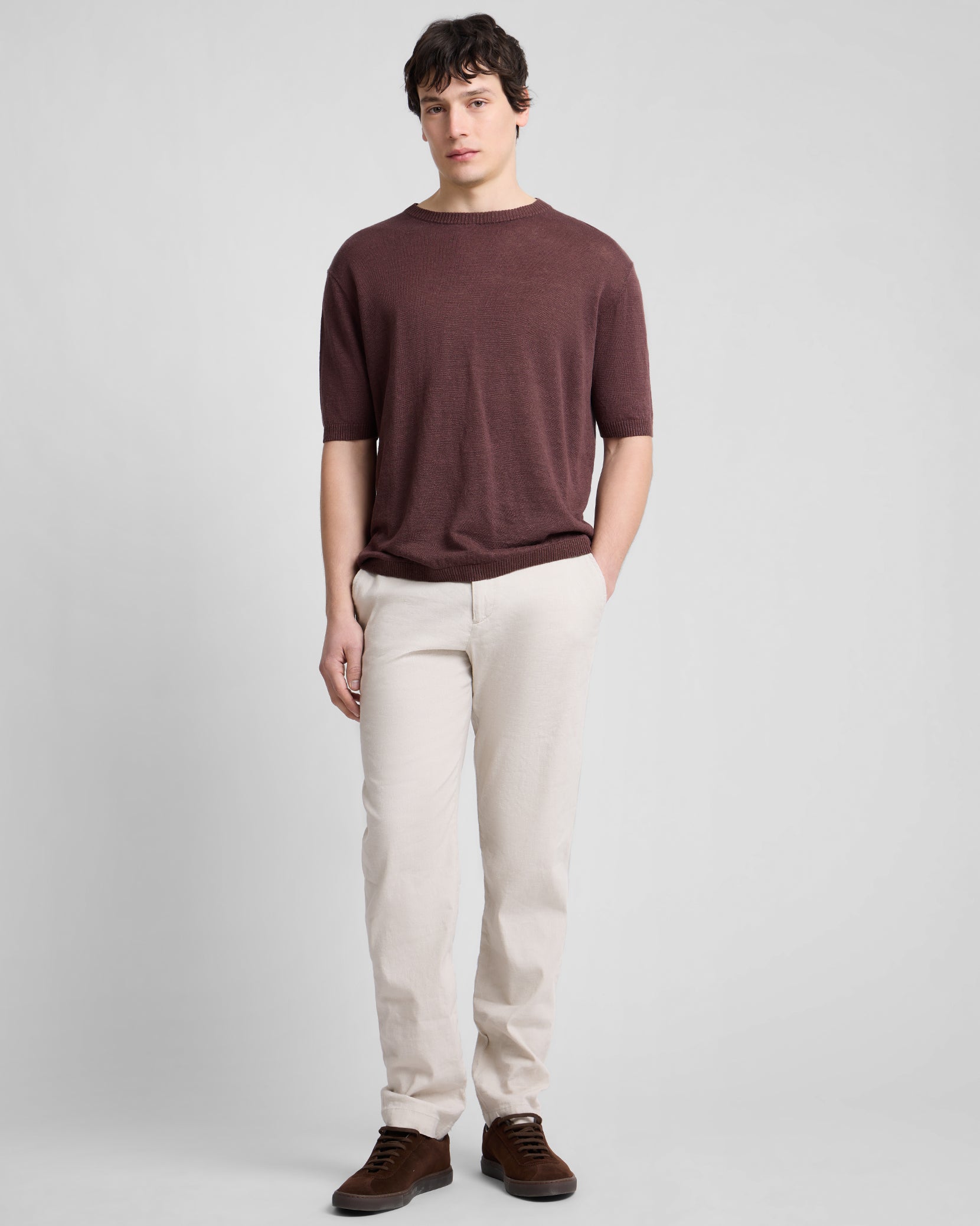 Linen Knit Tee Shirt – onia