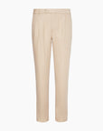 Linen Tapered Pleated Trouser
