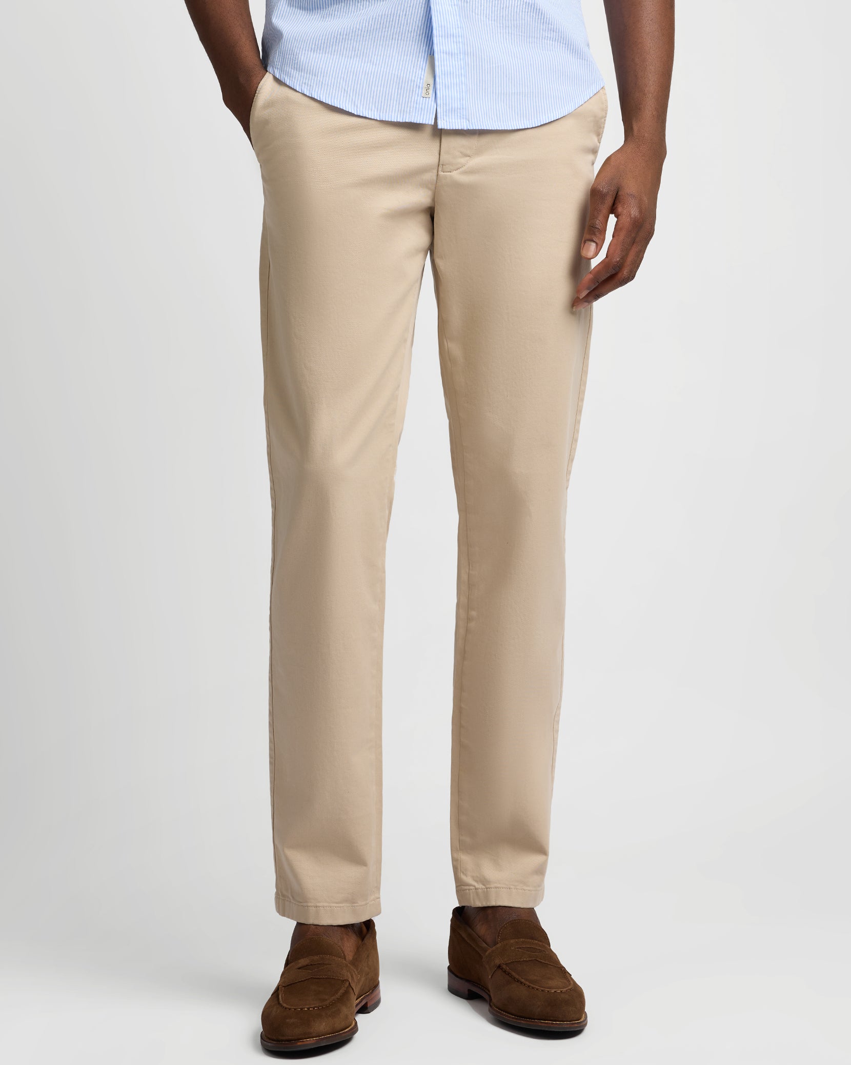 パンツ NUMBER (N)INE cotton chino pants beige Stretch Cotton Chino Pant – onia