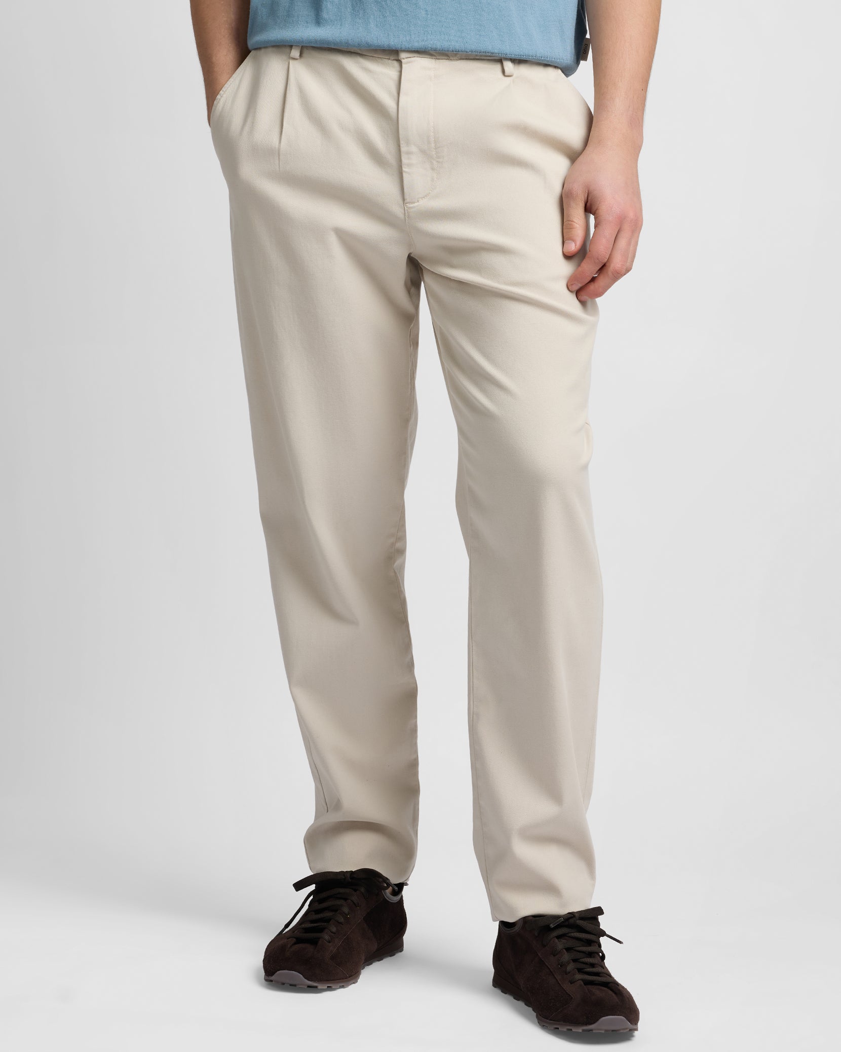 “HOLT RENFREW” Tencel × Cotton Trousers Pull-On Cotton Tencel Pant – onia