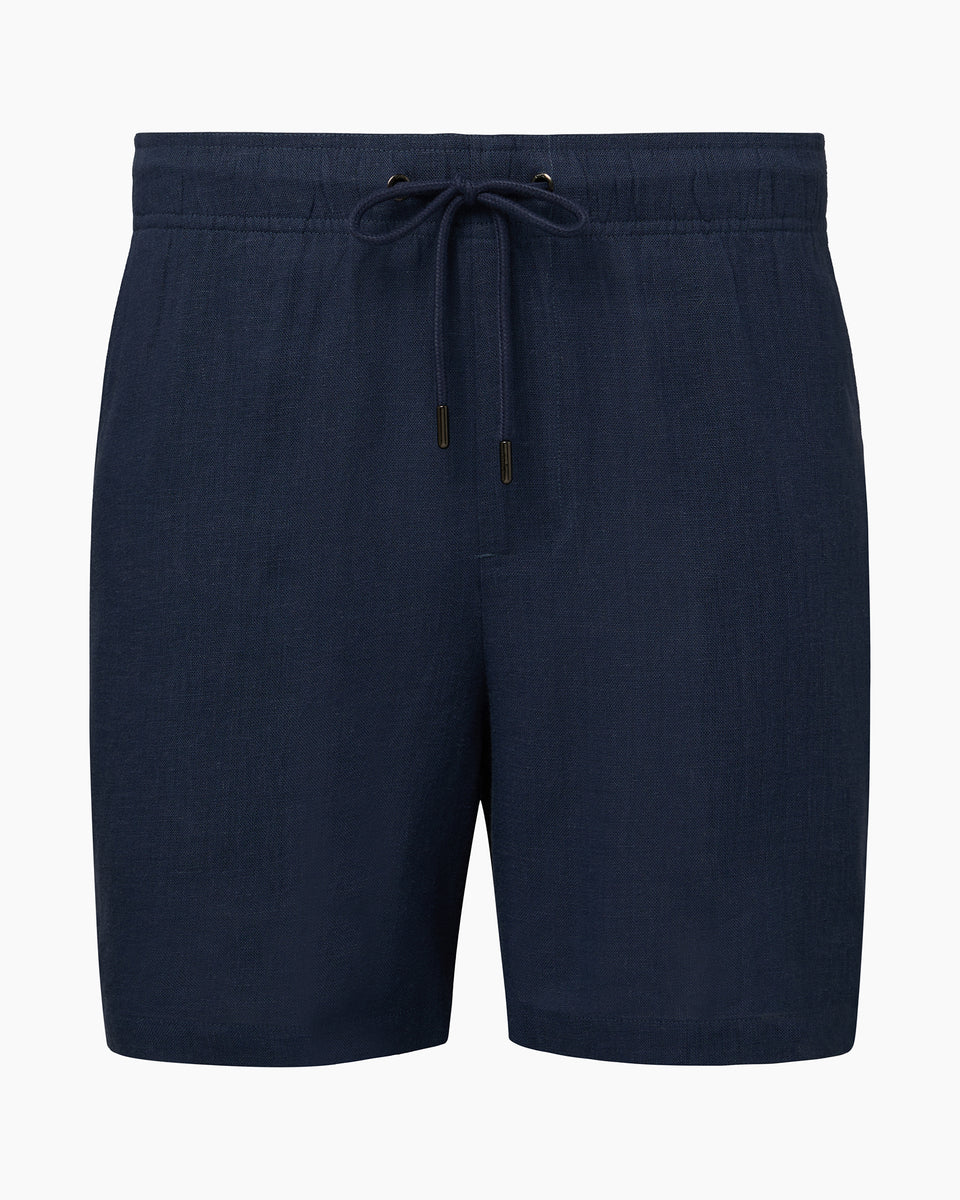 Classic Pull On Linen Short 6 Classic Pull On Linen Short 6