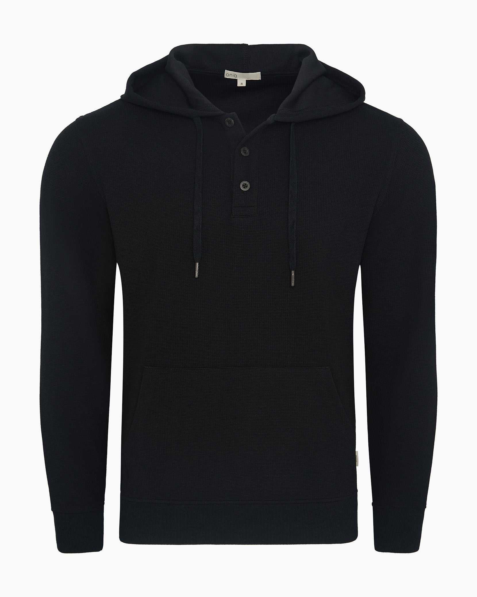 Waffle Half Button Hoodie – onia