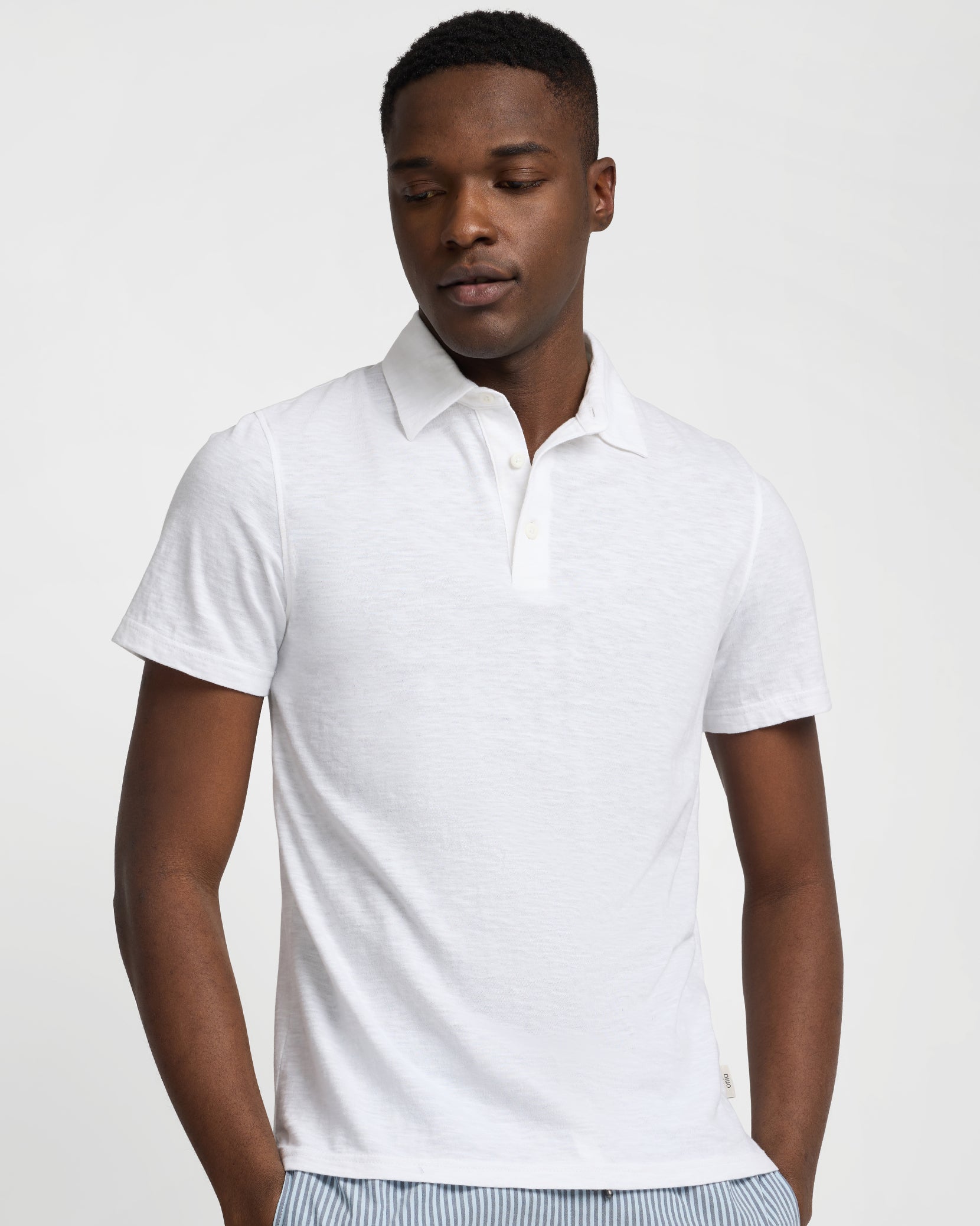 Slub Short Sleeve Polo – onia