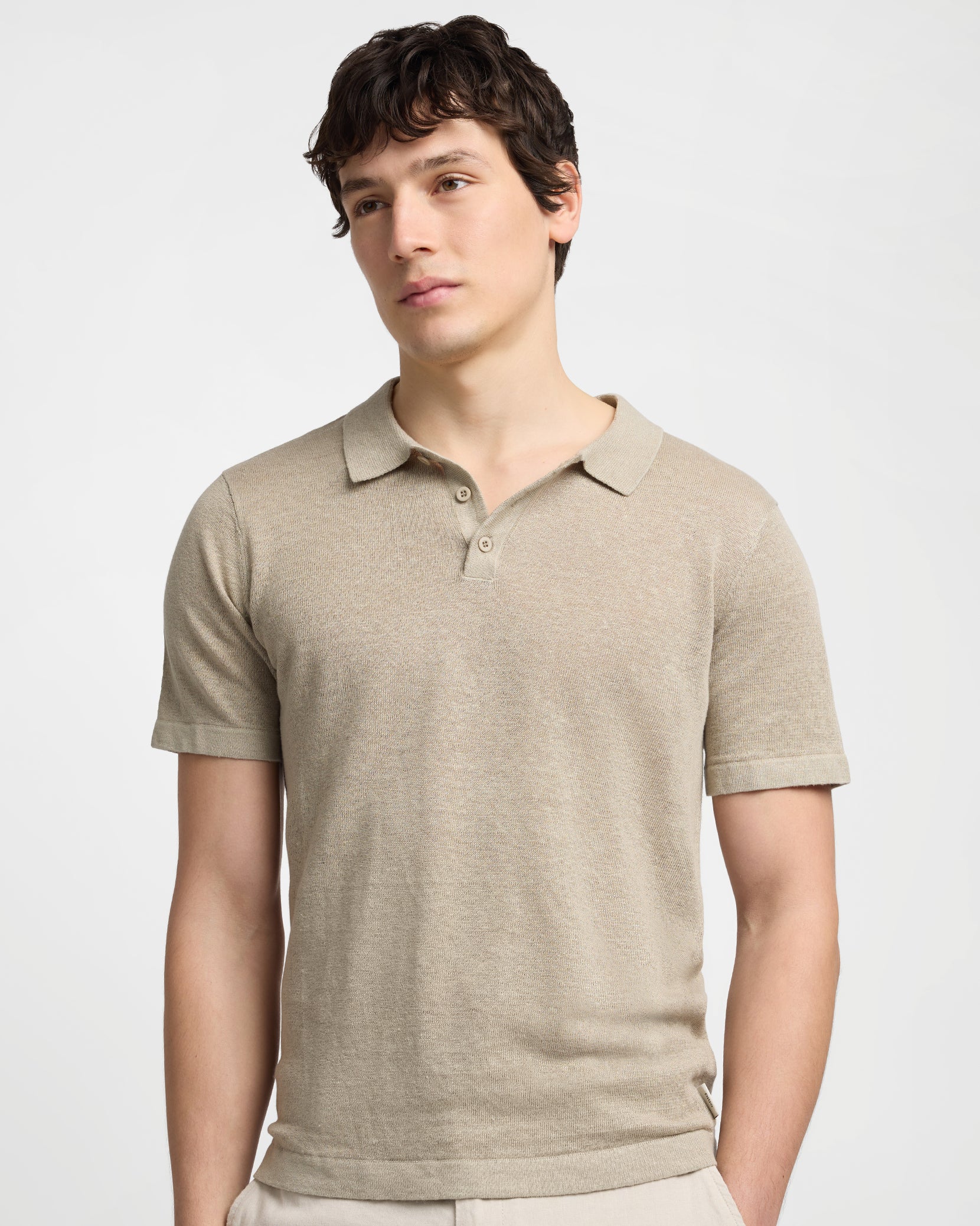 Linen Sweater Polo – onia