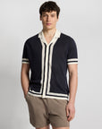 Linen Knit Camp Shirt