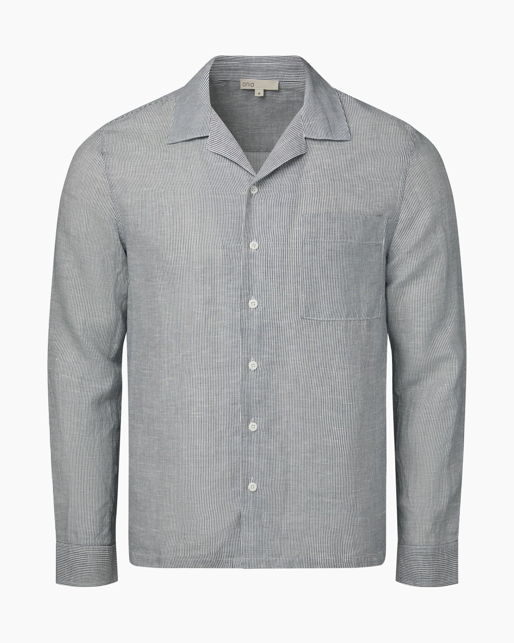 Linen Home Long Sleeve Camp Shirt – onia