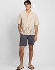 Natural Relaxed Camp Shirt