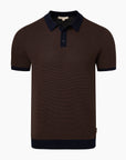 Cotton Textured Knit Polo