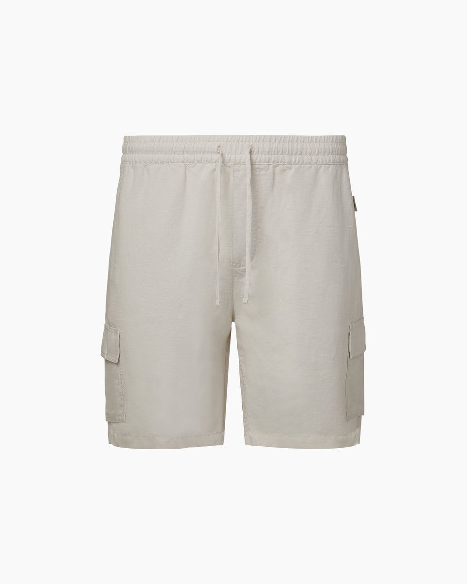 Air Linen Pull-on Cargo Short