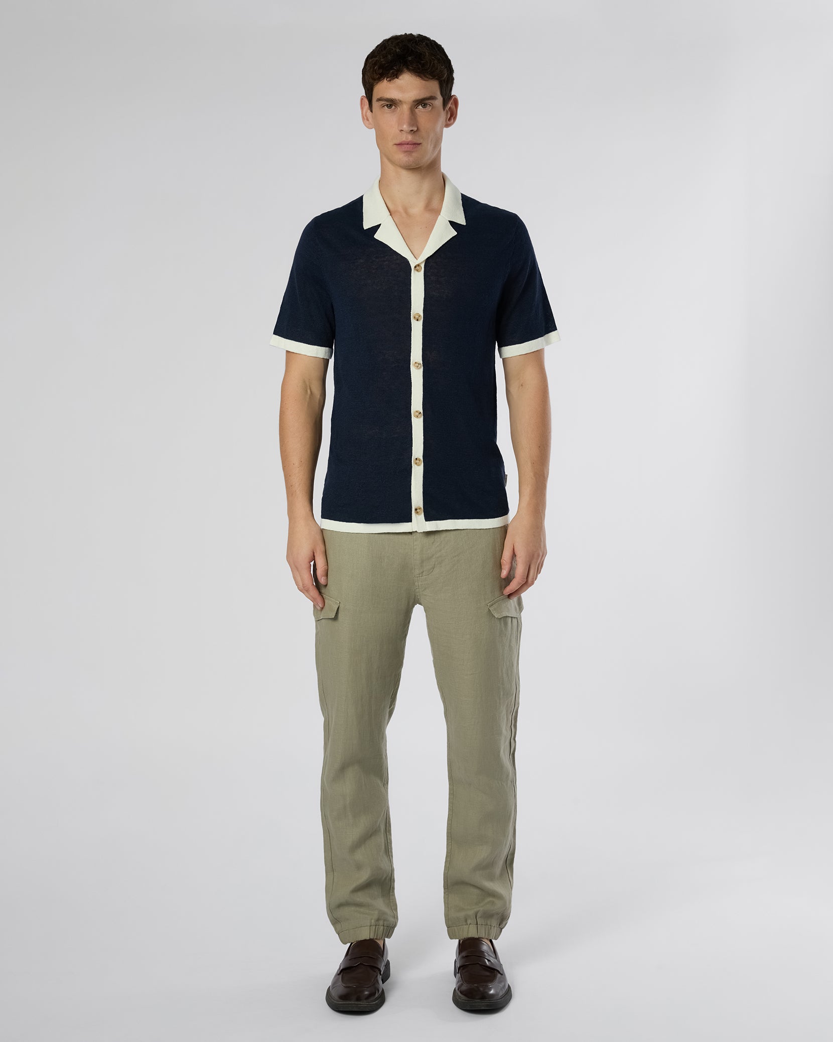 Linen Knit Camp Shirt – onia