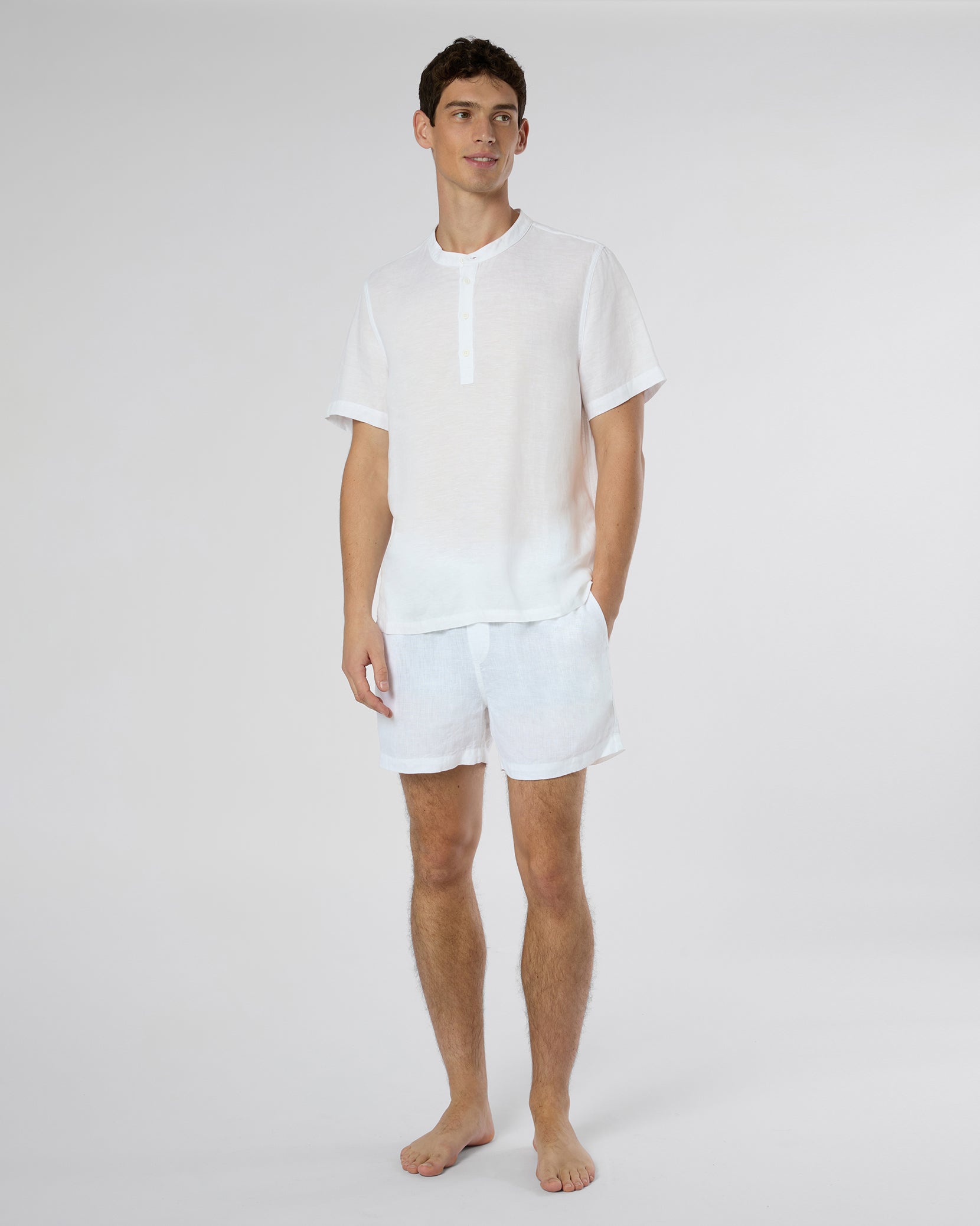 シャツ IONSEOUL Morris Linen Short Sleeve Shirt JE1289 Amazon.com: GUESS Men's Short Sleeve Island Linen
