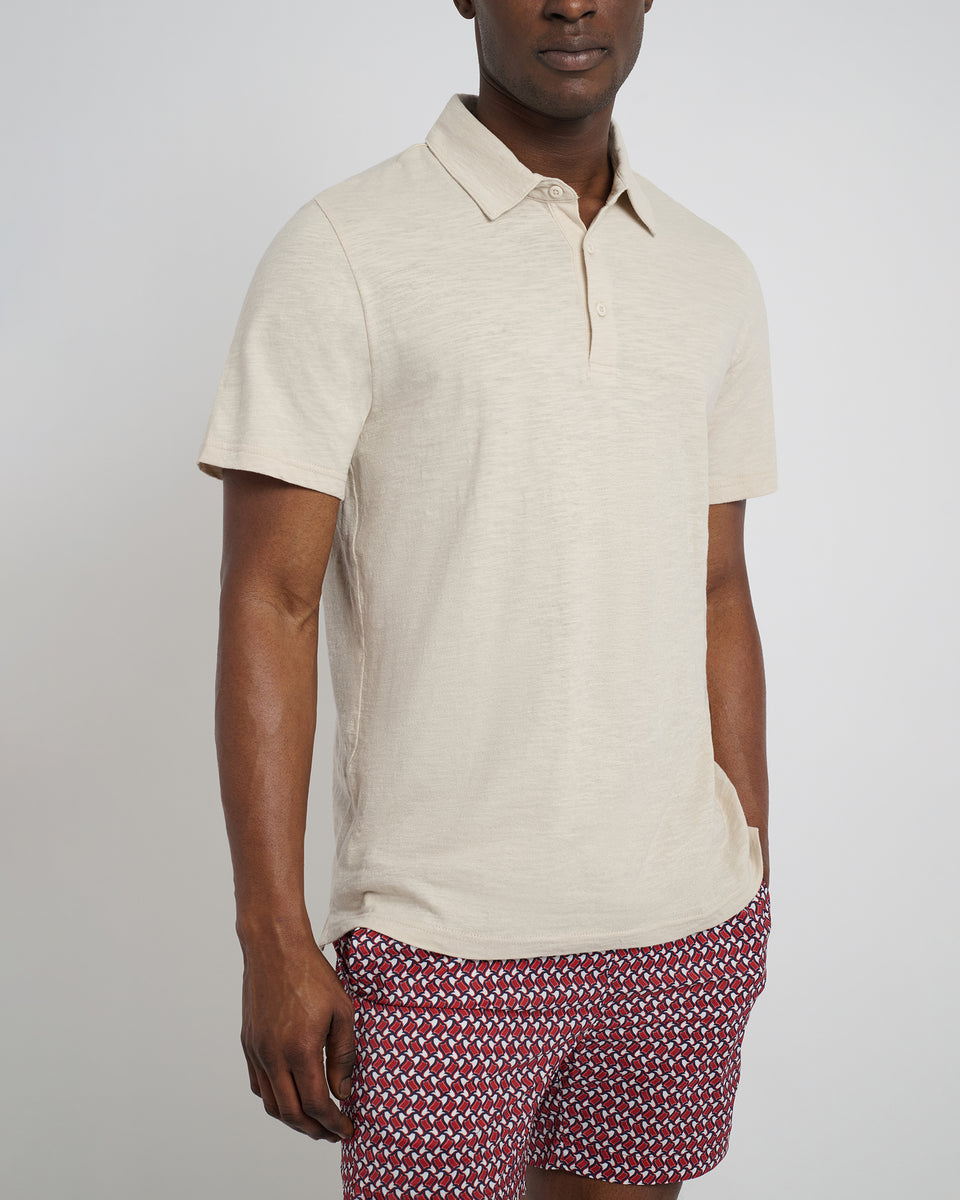 Slub Short Sleeve Polo – onia