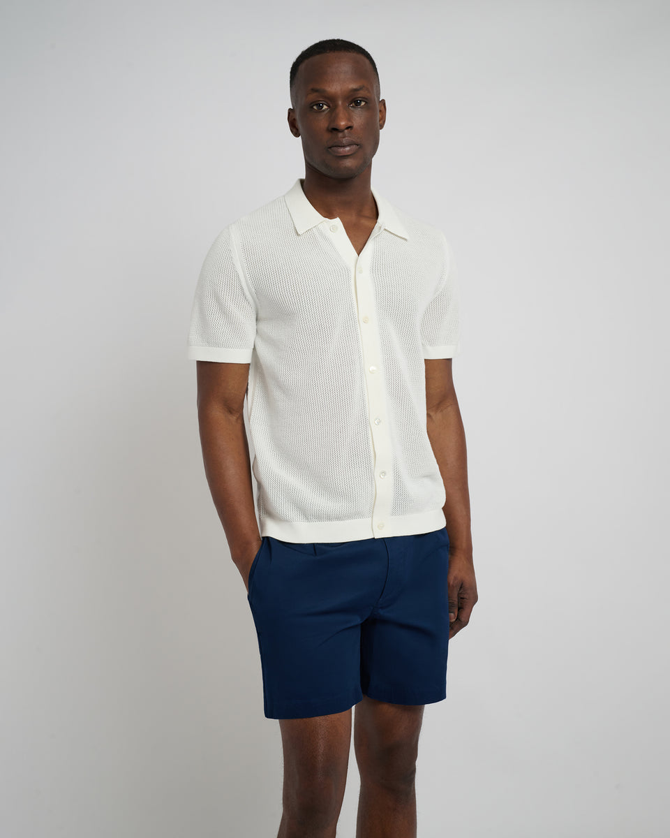 Crochet Knit Button Up Shirt – onia