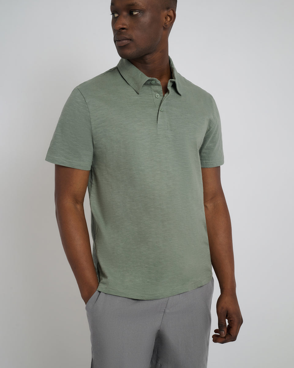 トップス savoyclothingshop Short Sleeve Poloshirt Sailwind Mens Short Sleeve Polo Shirts Quarter-Zip Ribbed