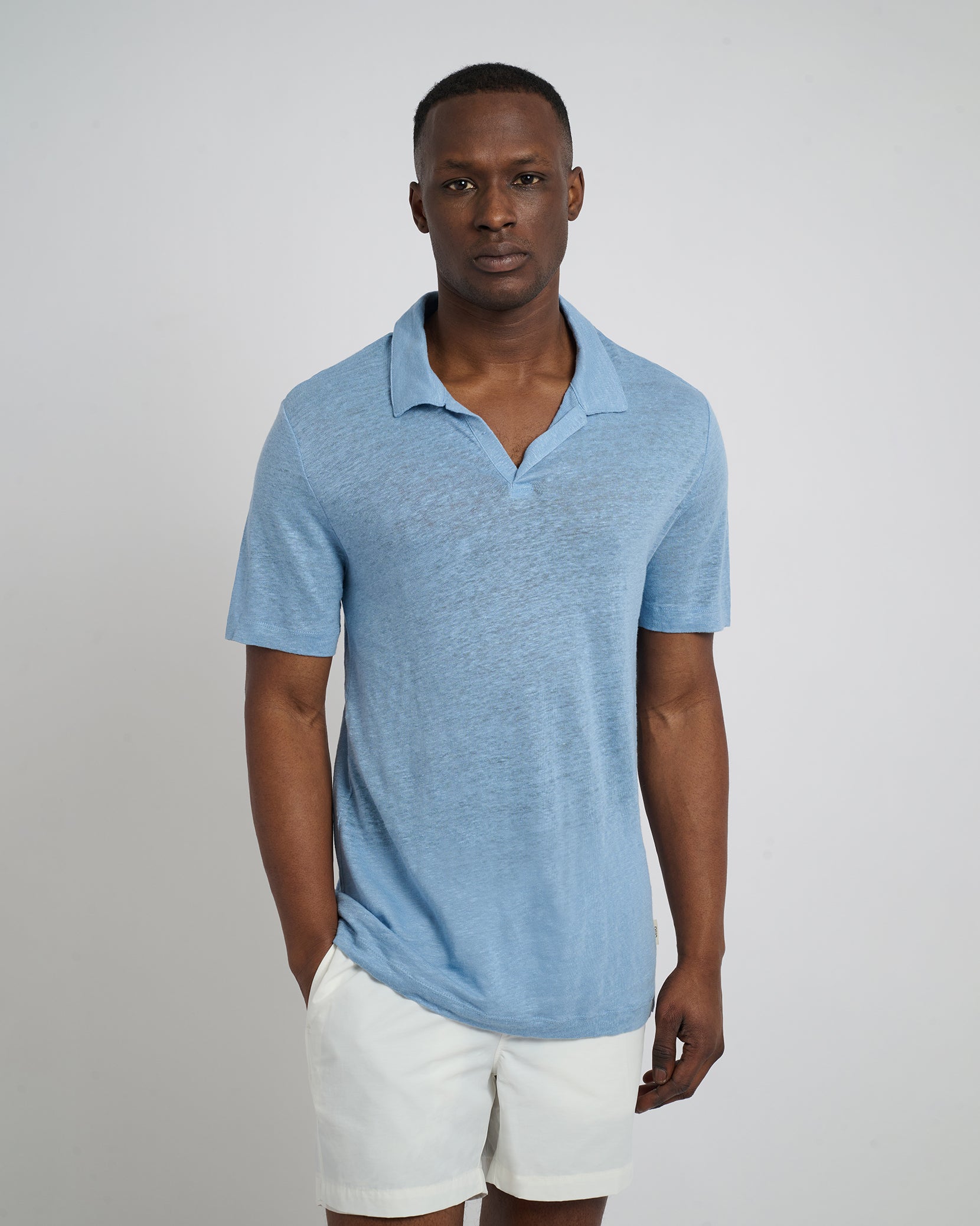 Shaun Linen Polo – onia