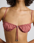 Rose Bikini Top