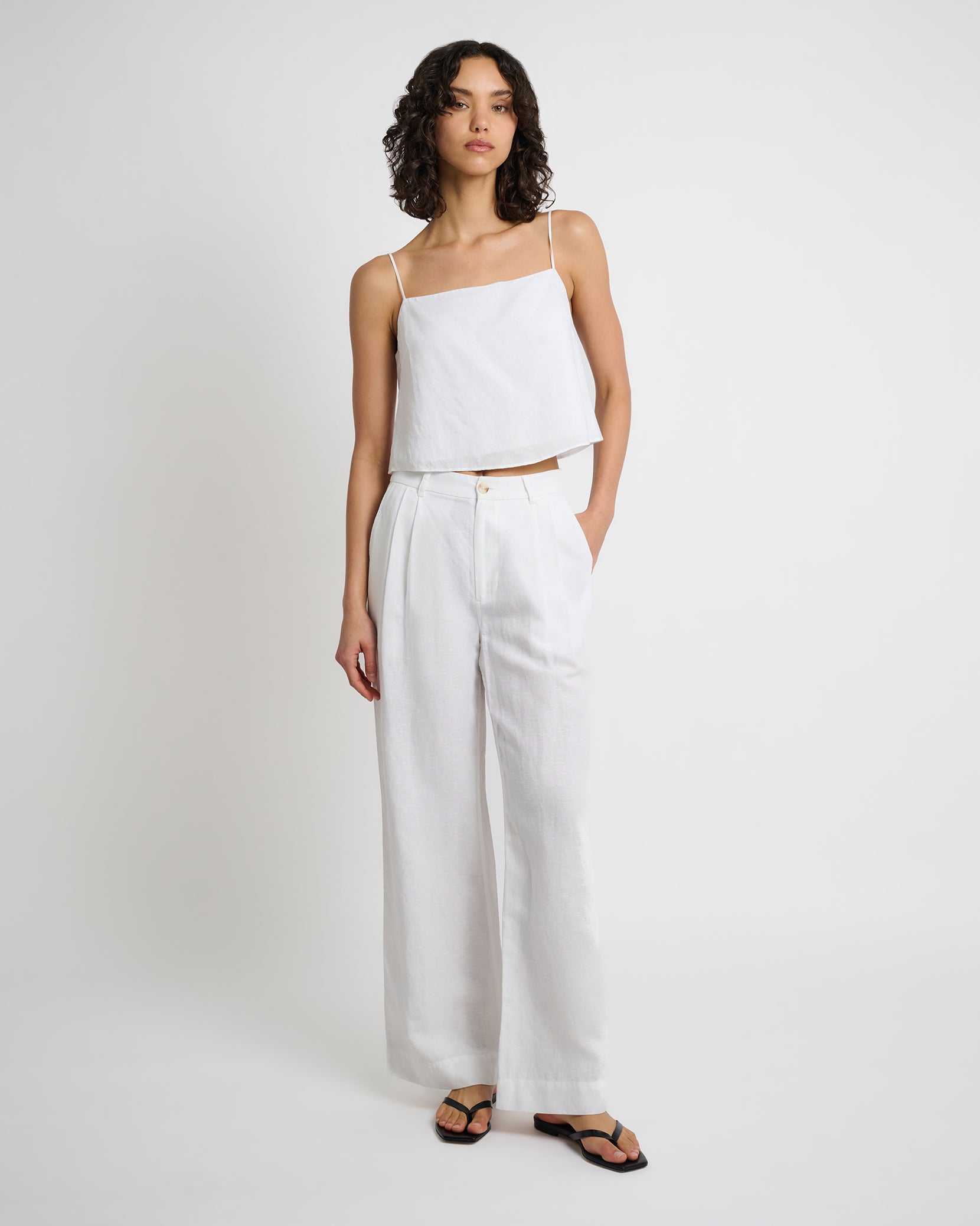 Air Linen Pleated Trouser – onia