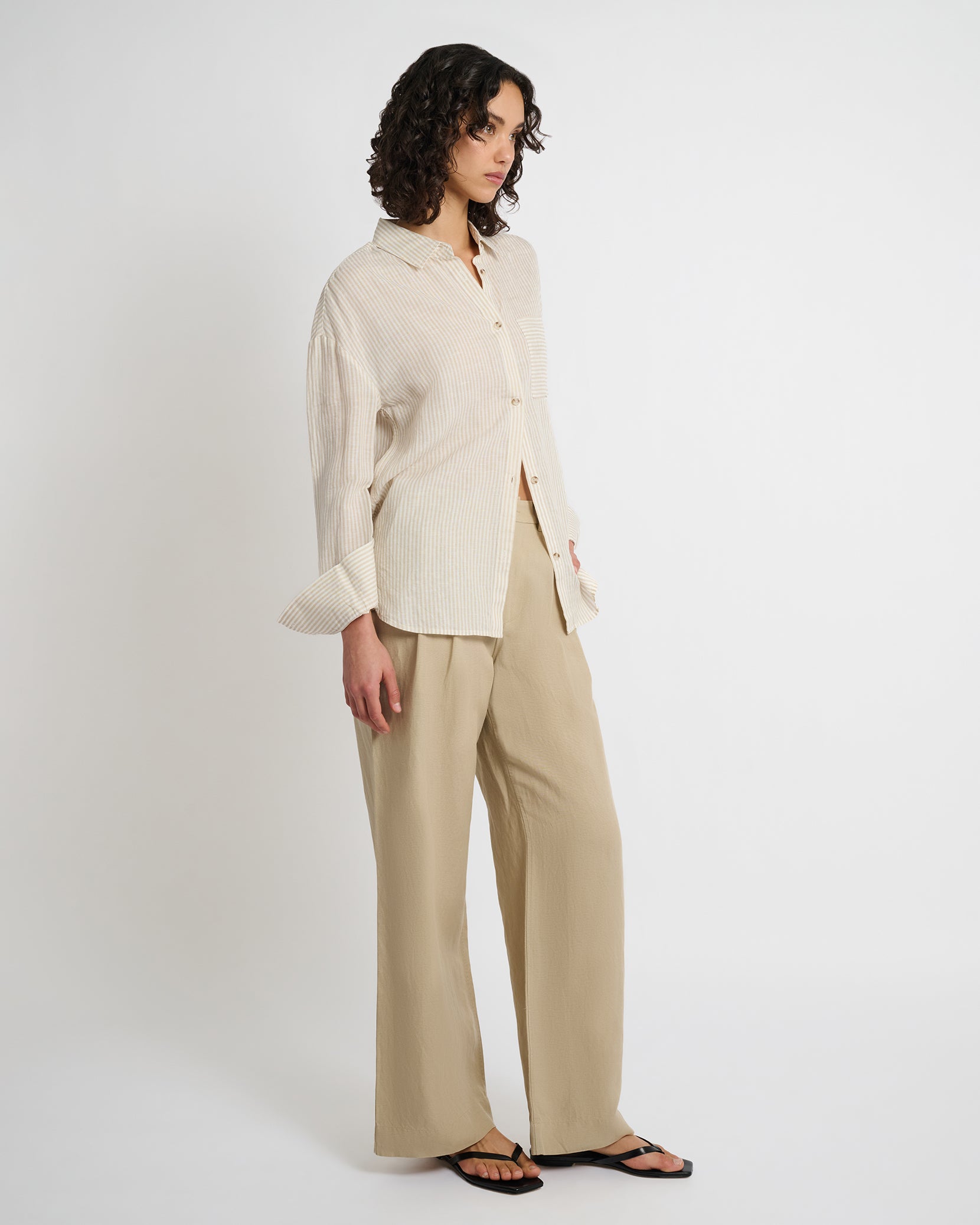 Air Linen Pleated Trouser – onia