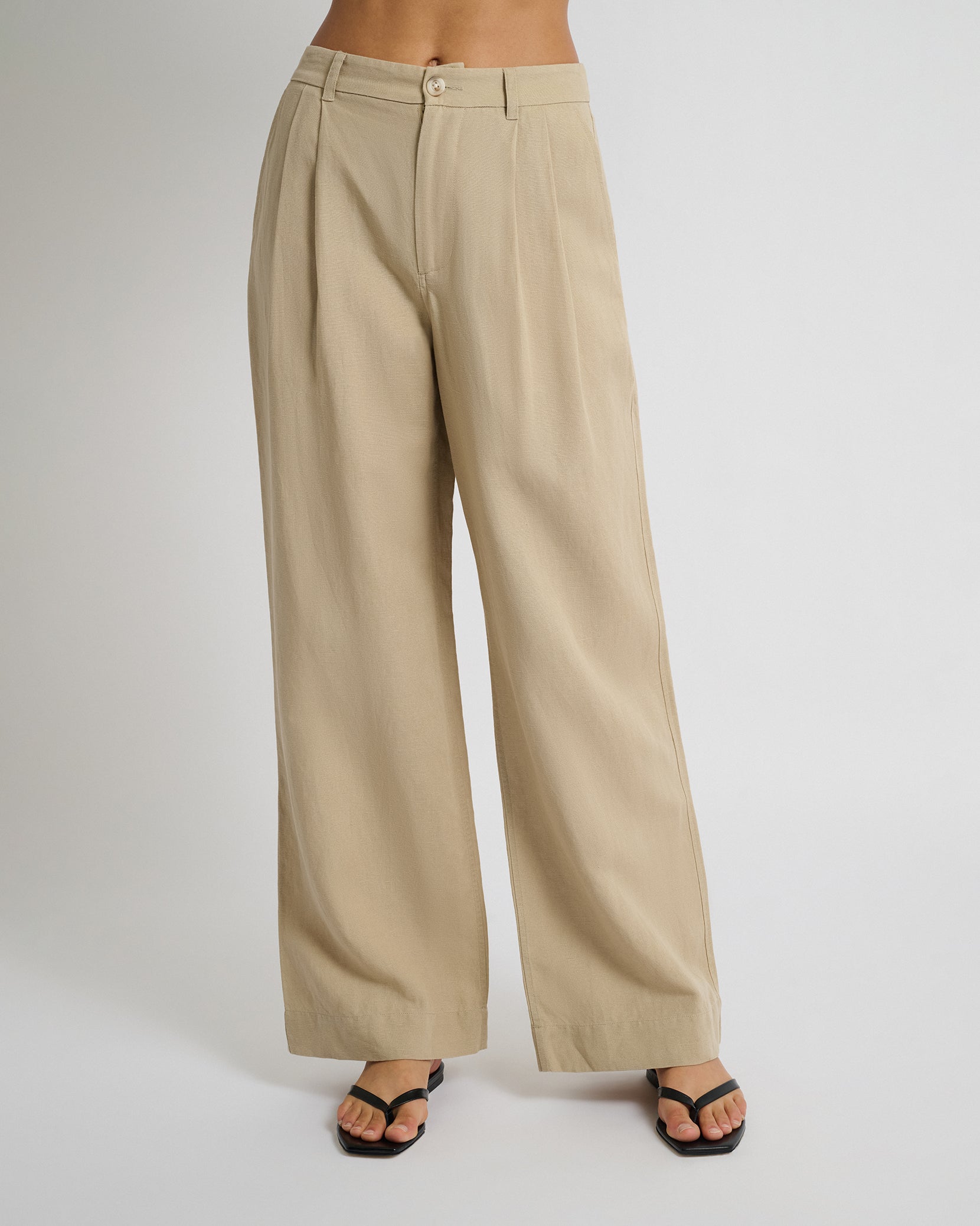 Air Linen Pleated Trouser – onia