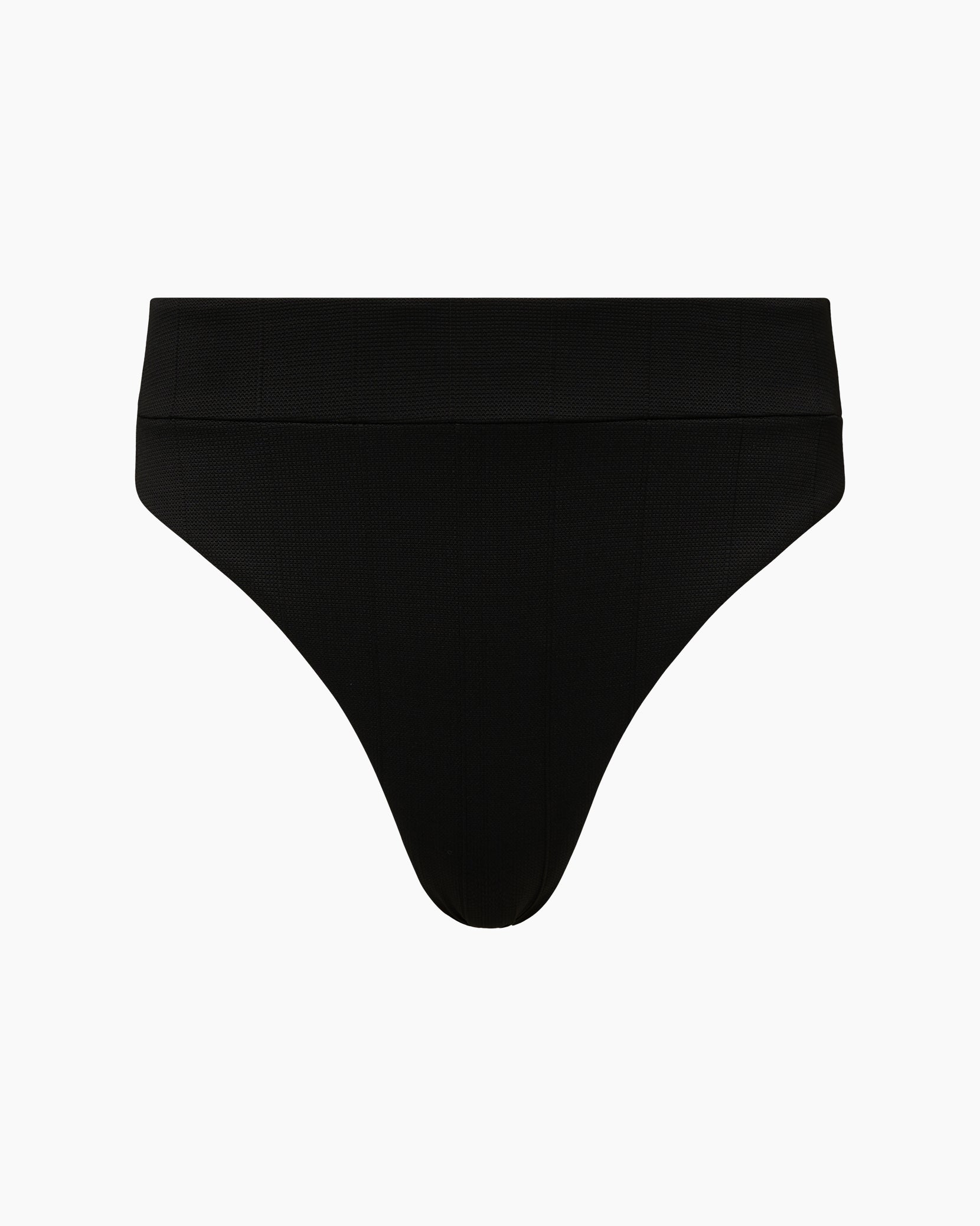 Form and Fold: The Bare String Bikini Bottom - Black – Azaleas