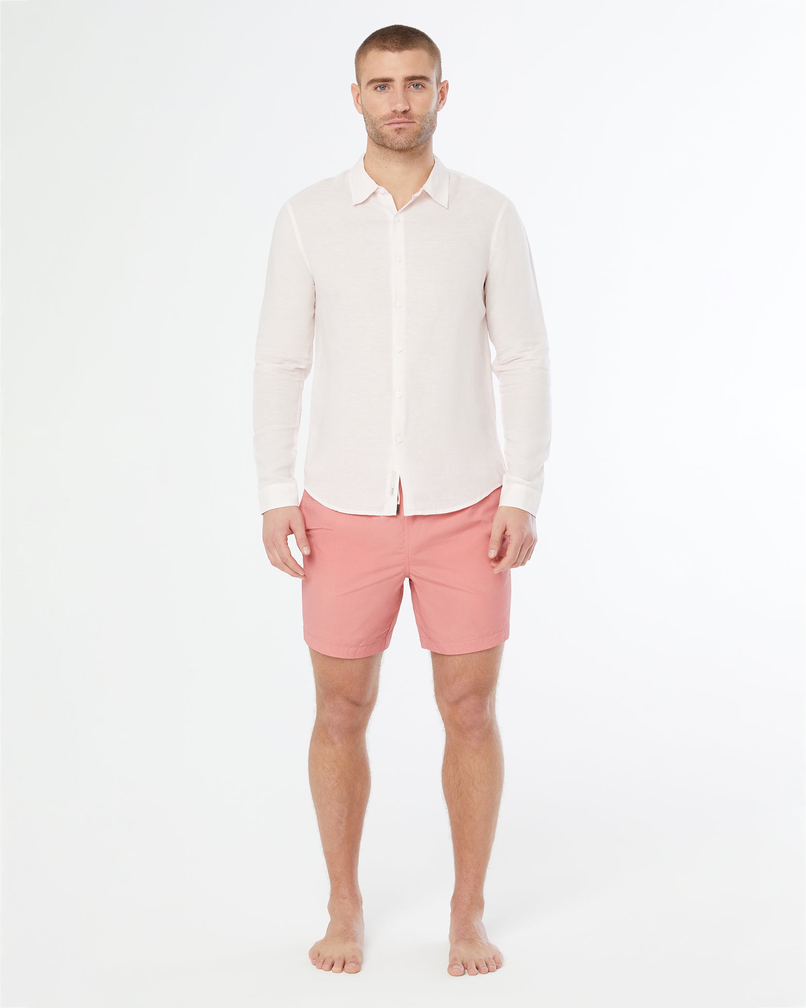 Air Linen Long Sleeve Shirt – onia Air Linen Long Sleeve Shirt – onia