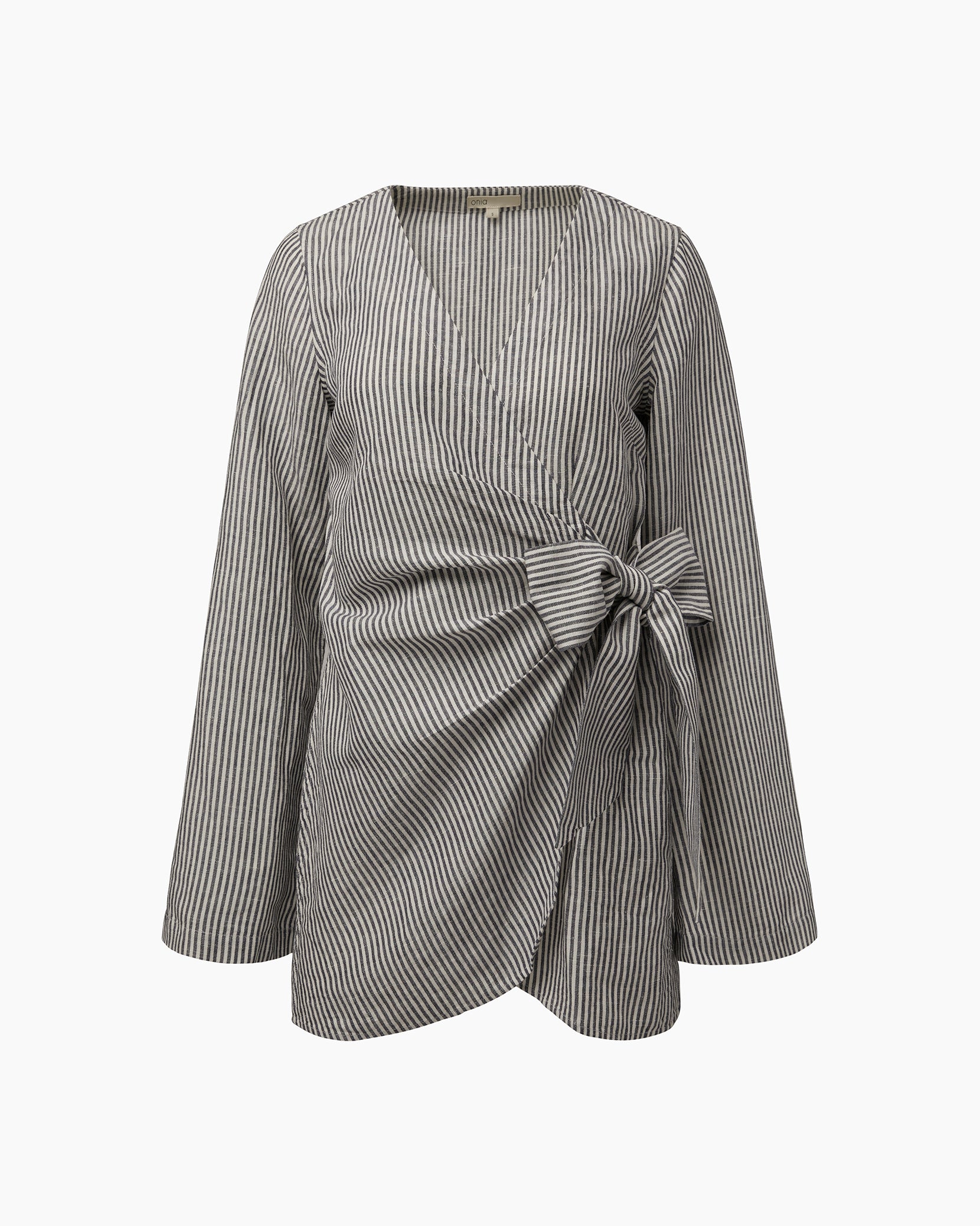 Air Linen Wrap Dress – onia