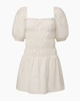 Air Linen Smocked Mini Dress