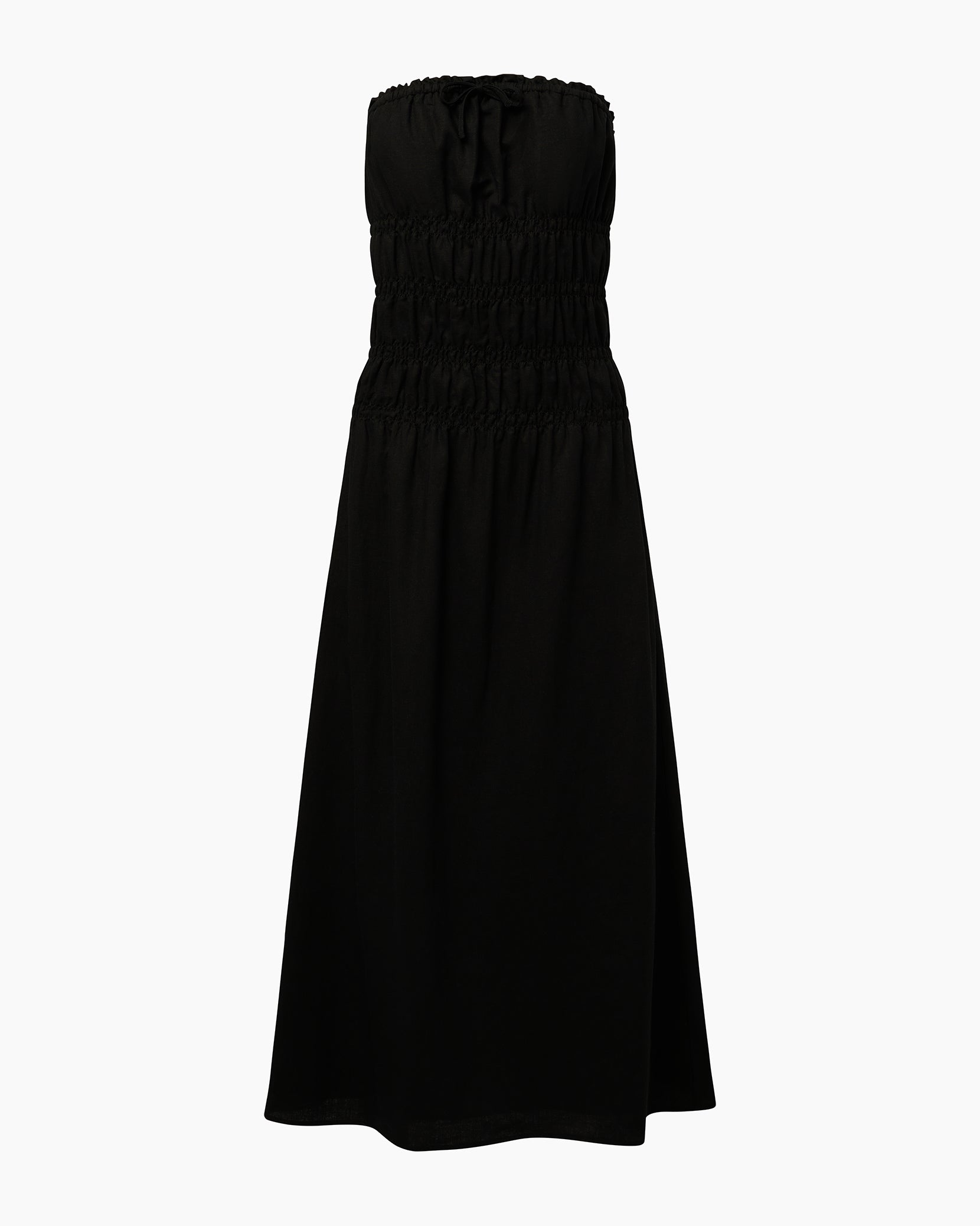 Air Linen Smocked Maxi Dress – onia