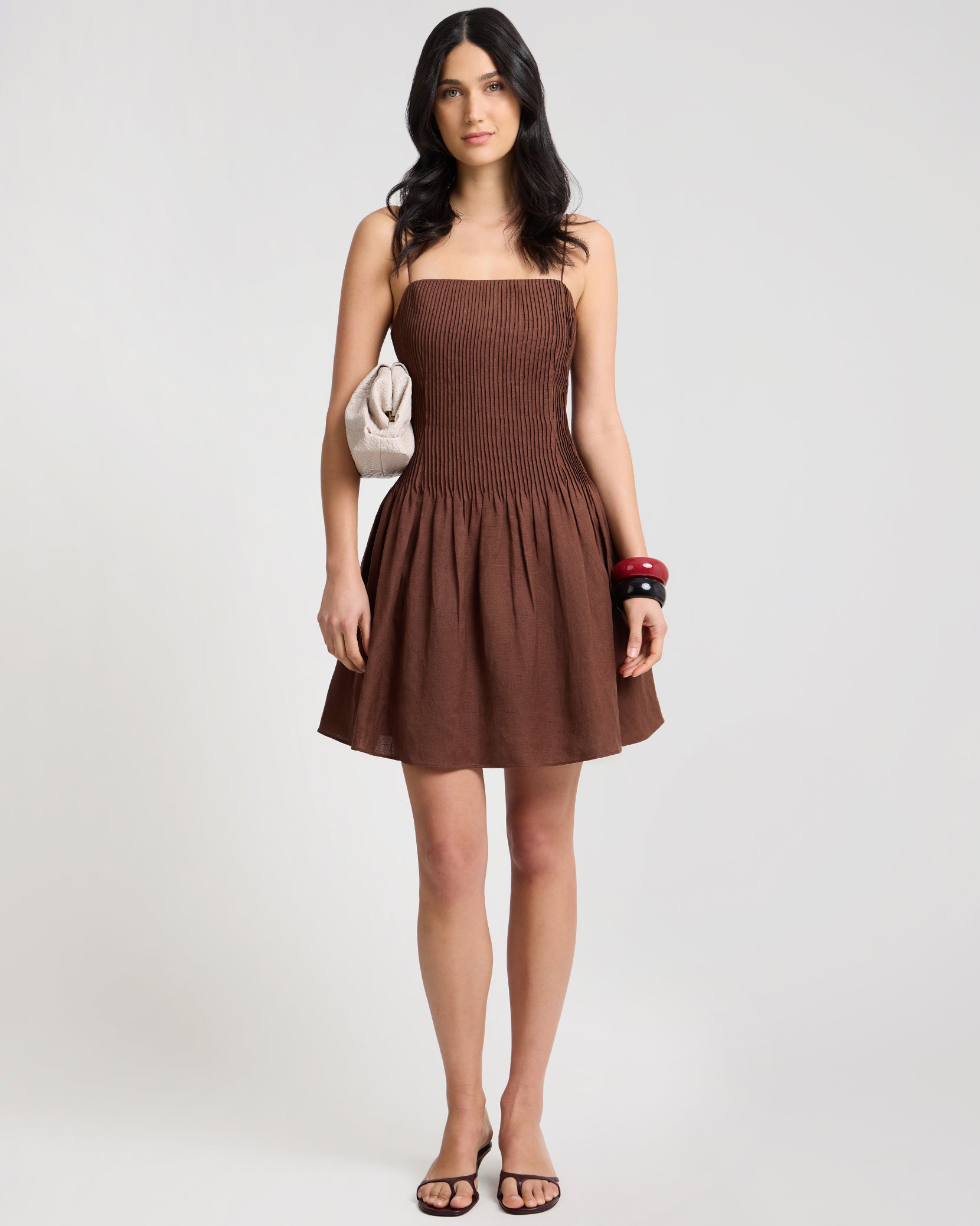 Dropped Waist Pintuck Dress – onia