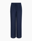 Crinkle Wide Leg Drawstring Pant