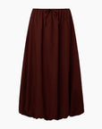 Air Linen Bubble Maxi Skirt