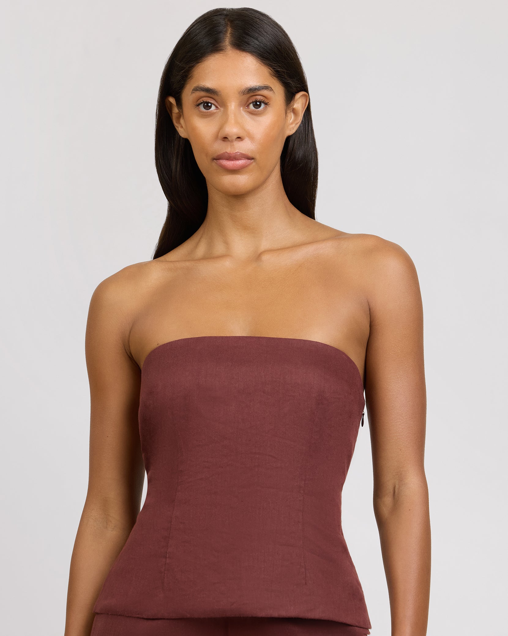 Strapless Peplum Top – onia