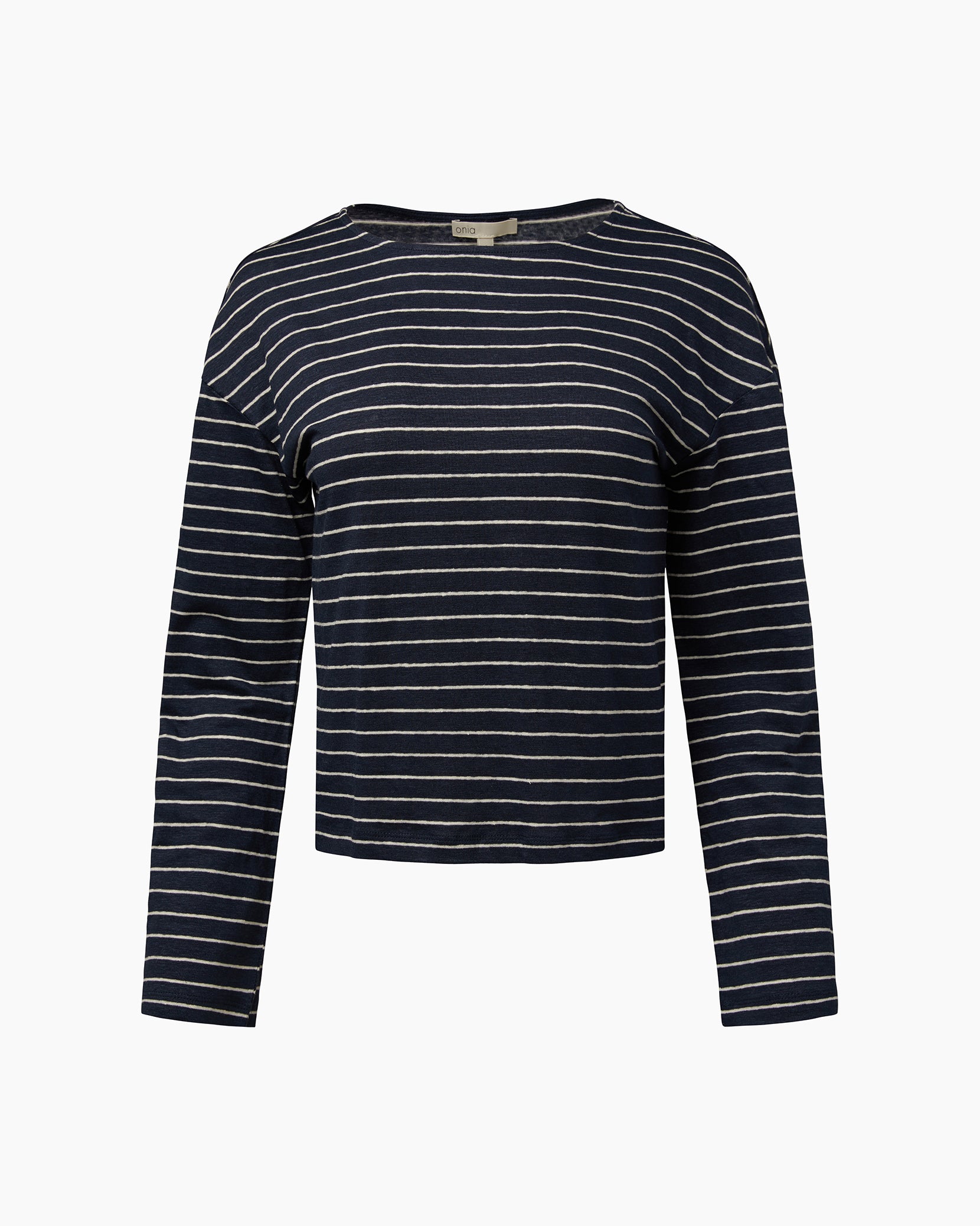 Linen Jersey Boatneck Top – onia