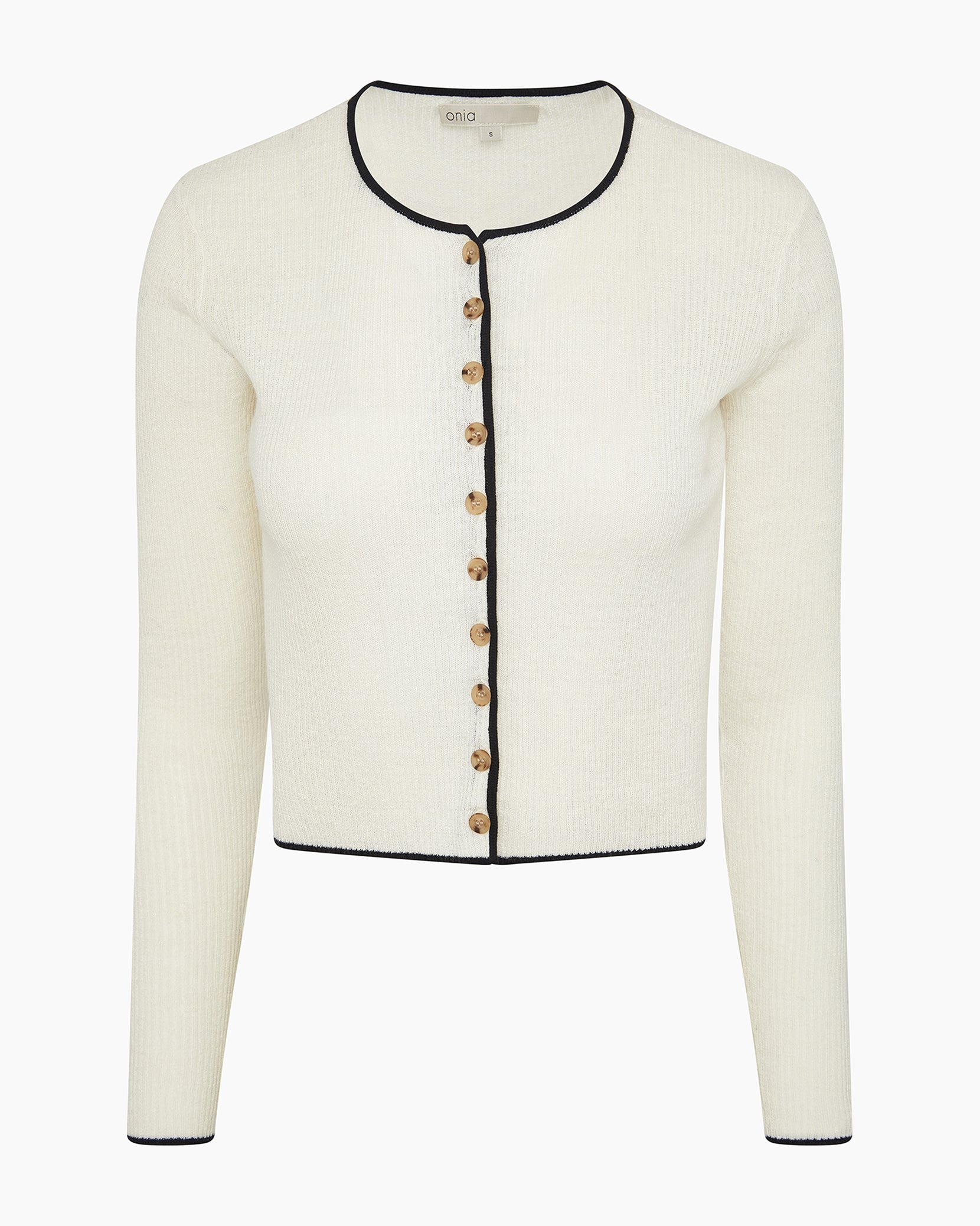 Linen Rib Cardigan – onia