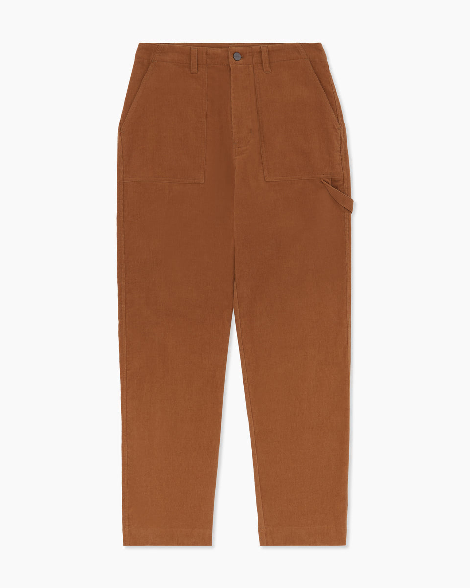 Wide Leg Corduroy Carpenter Pant