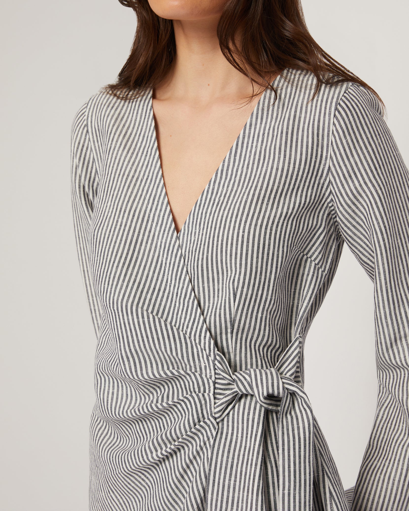 Air Linen Wrap Dress – onia