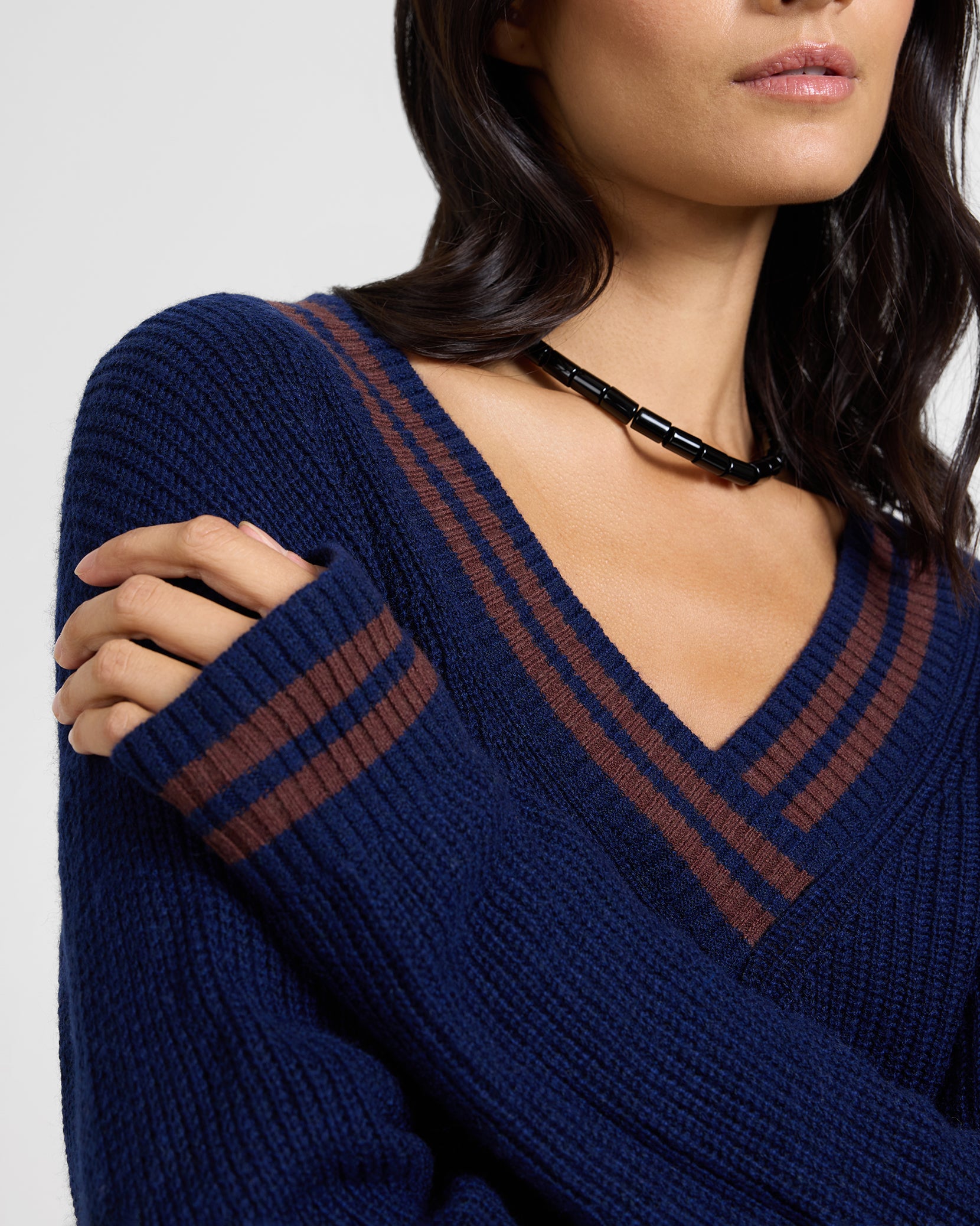 Noir Navy/Chestnut