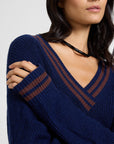 Noir Navy/Chestnut