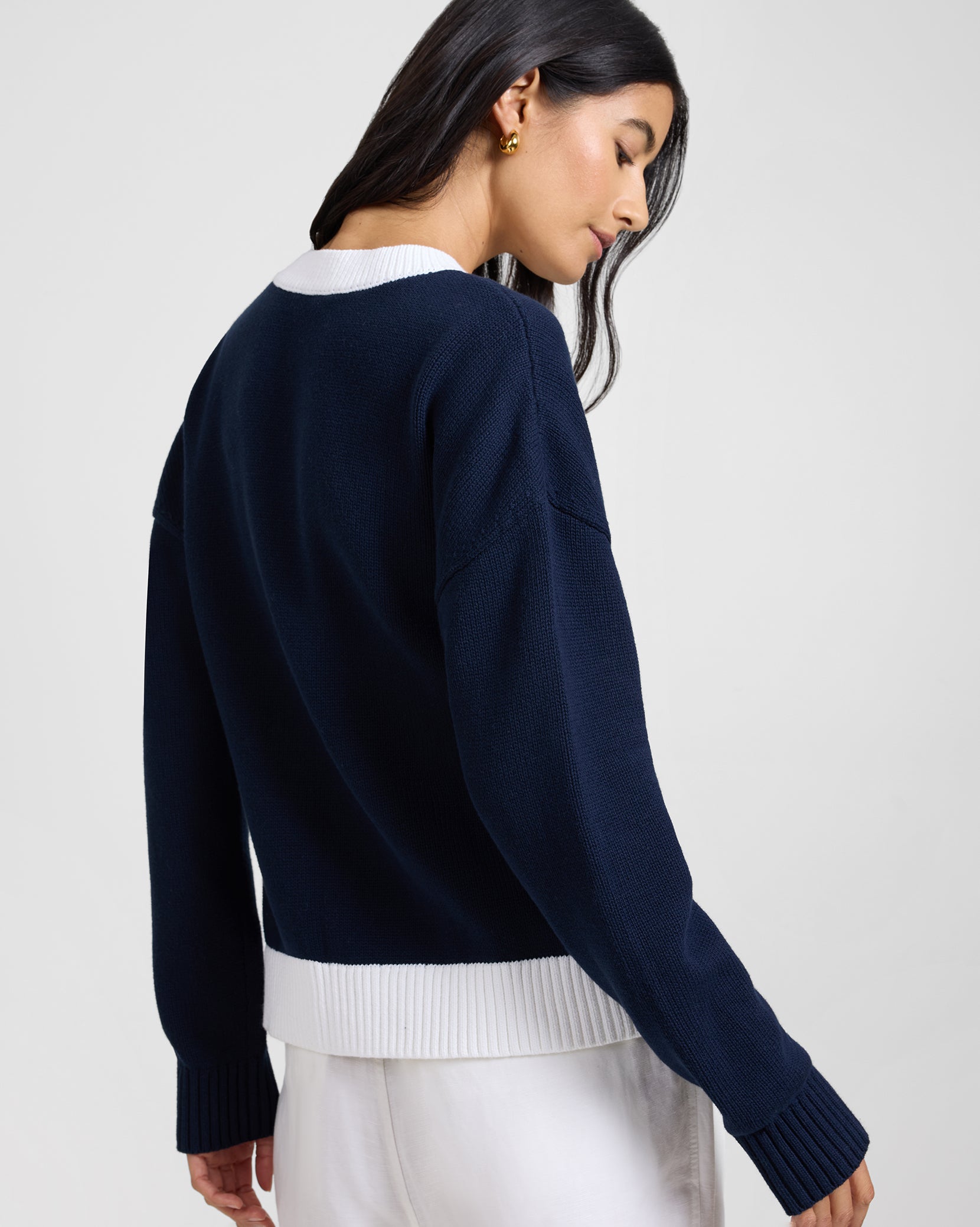 Noir Navy/White
