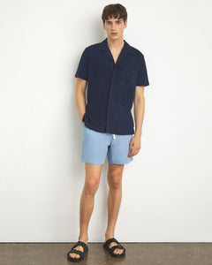 Land to Water Stretch Short in Dusk Blue - 1 - Onia