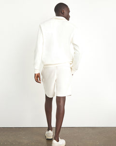 Garment Dye Terry Pullover in White - 6 - Onia