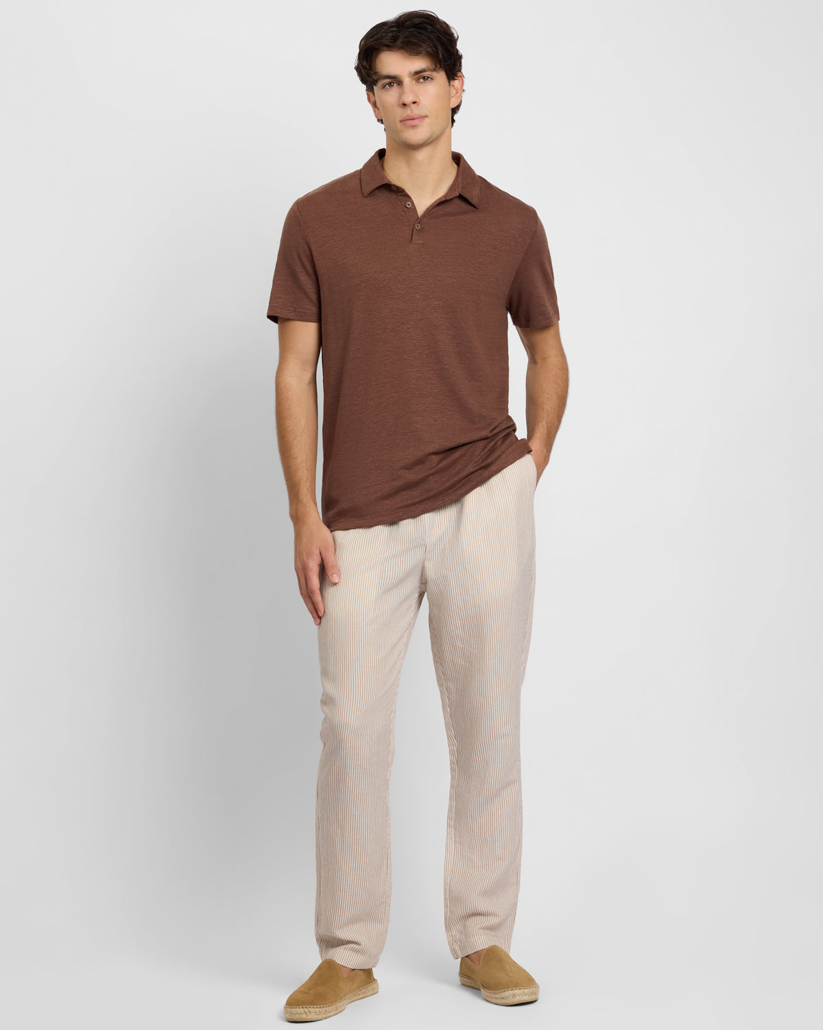 Tan/White