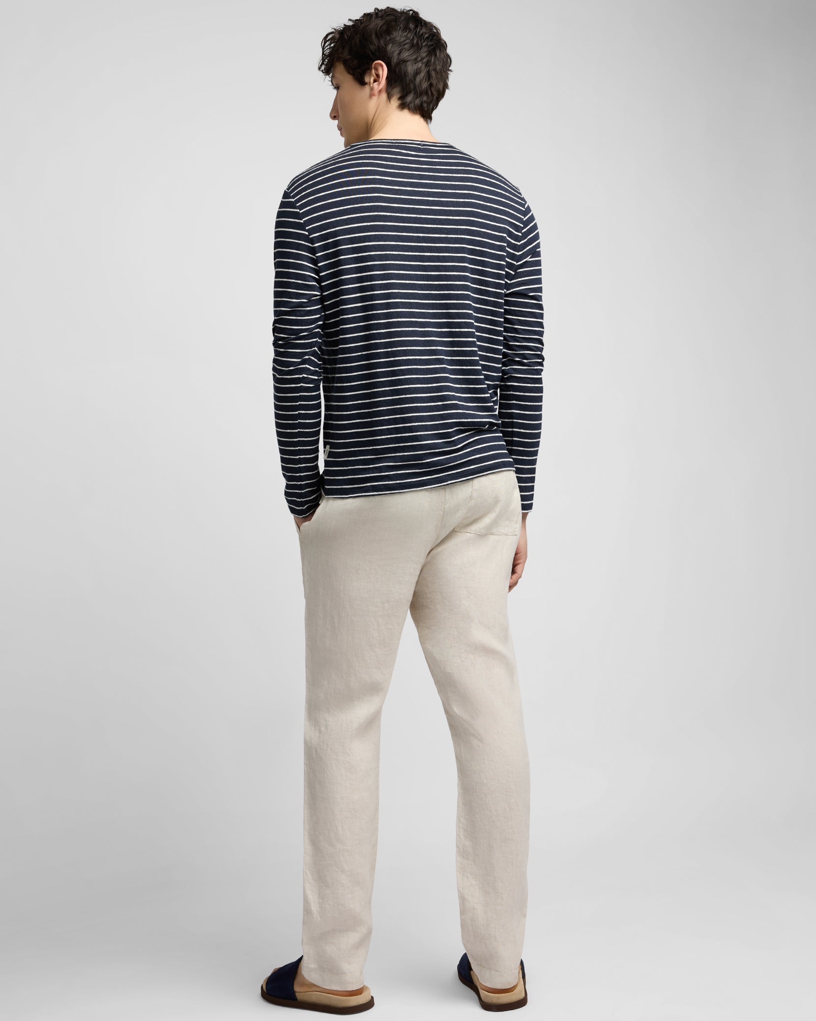MYLAN リネン Botanical Dye Separate Pants Pigment Dye Linen Pull On Pant – onia