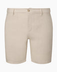 Linen Fixed-Waist Short
