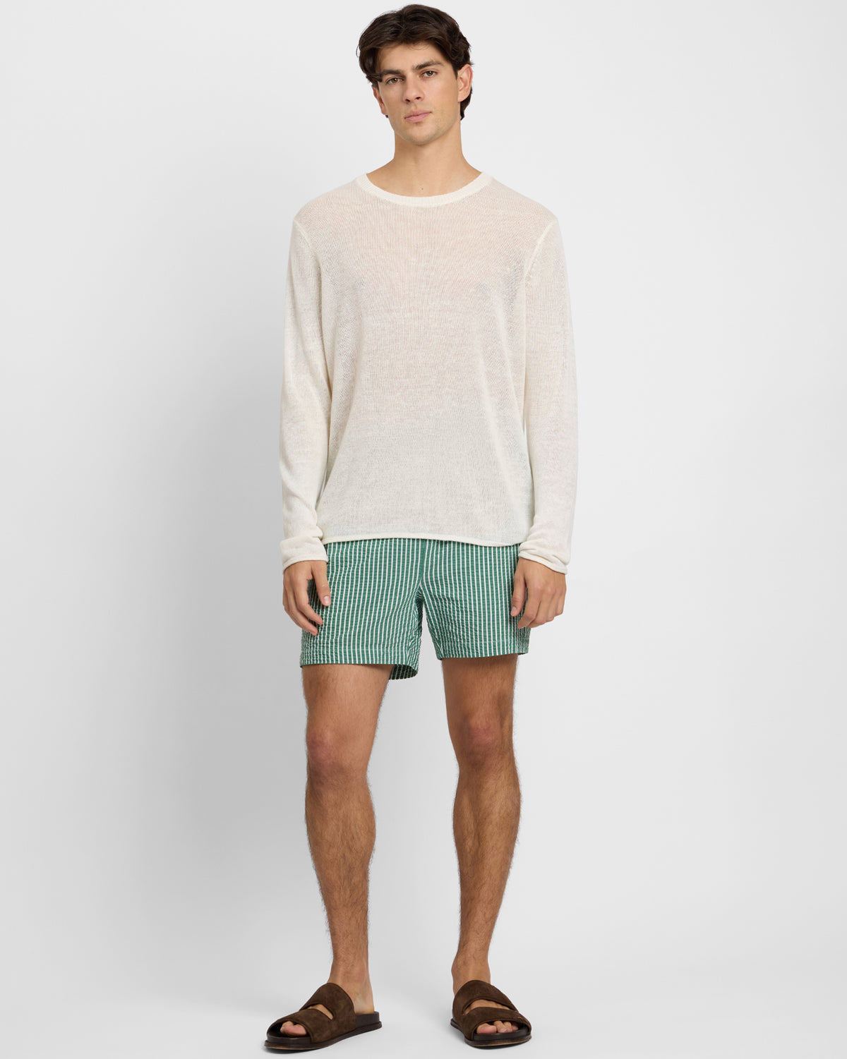 Basil/White