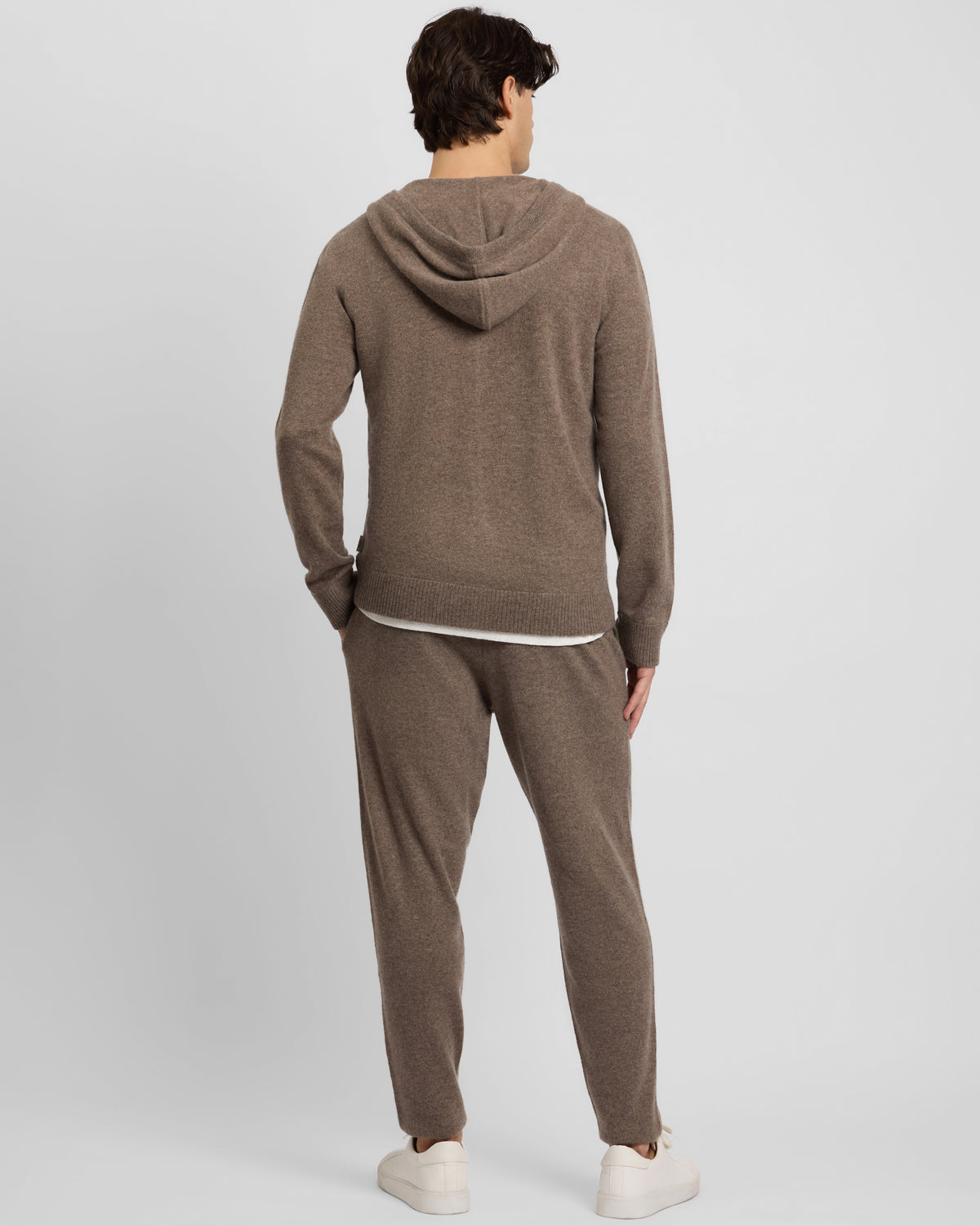 Timber 100% Cashmere Hoodie Zip Up
