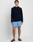 Midnight 100% Cashmere Hooded Pullover
