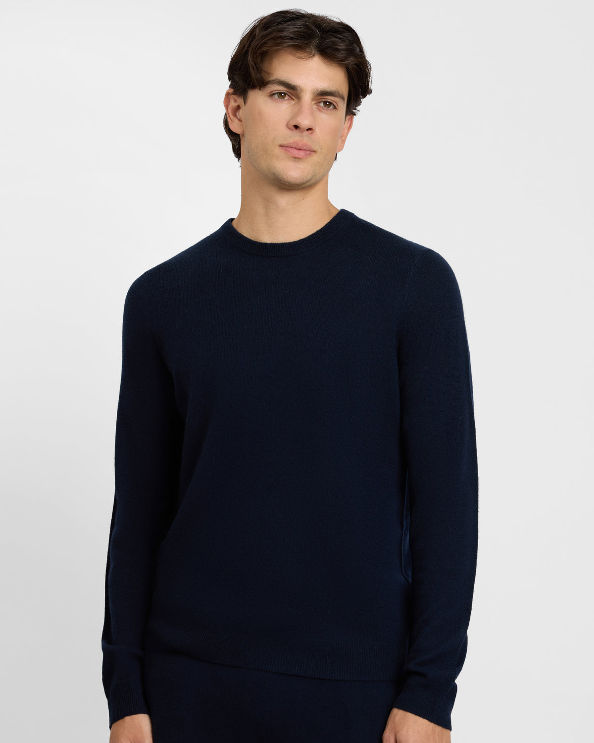 Midnight 100% Cashmere Crewneck